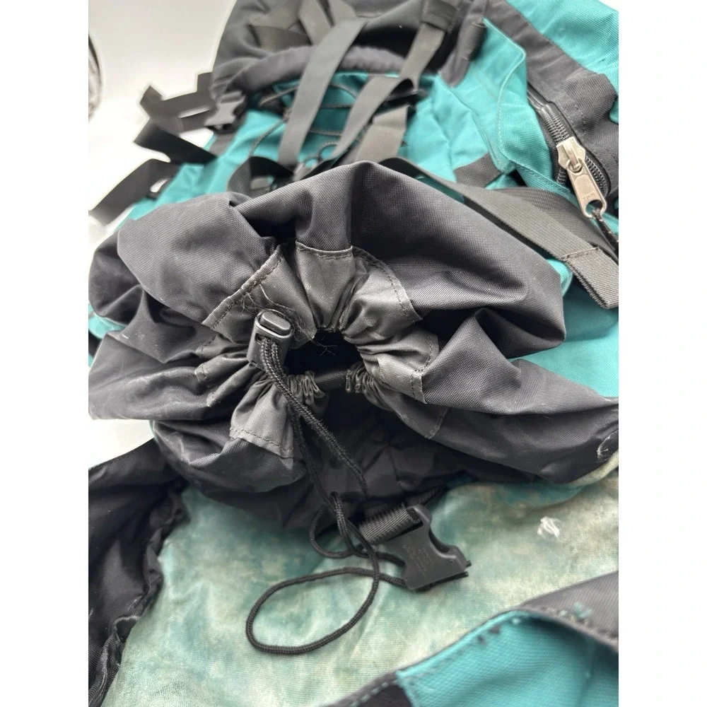 Vintage Lowe Alpine Hiking Backpack Teal Black Internal Frame Large Trekking